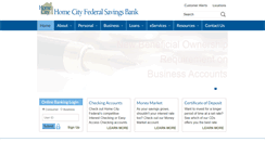 Desktop Screenshot of homecityfederal.com