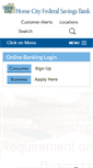 Mobile Screenshot of homecityfederal.com